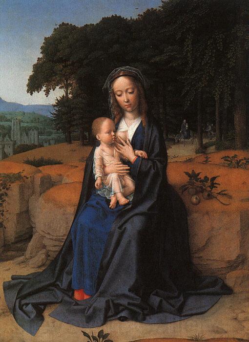 Gerard David The Rest on the Flight into Egypt_1 France oil painting art